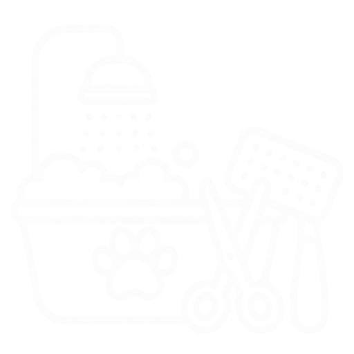 Self dog wash icon for Bone Appetit pet services in Southern Utah
