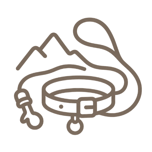 Outdoor pet gear icon for Bone Appetit Southern Utah pet pantry