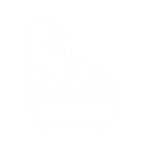 Self dog wash icon for Bone Appetit pet services in La Verkin and Santa Clara